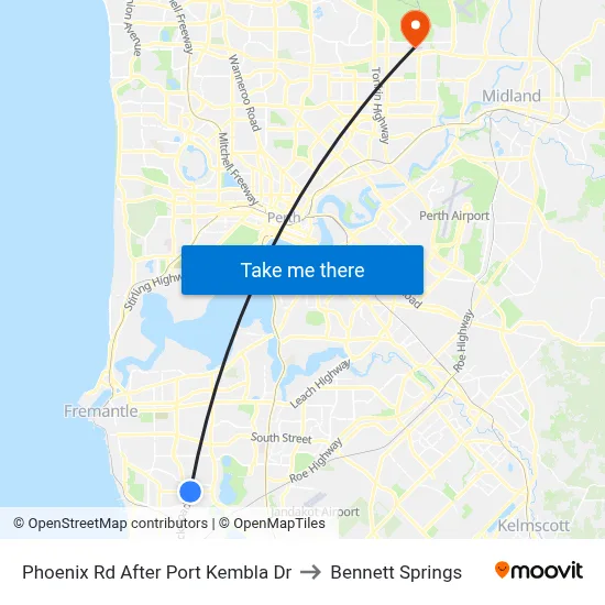 Phoenix Rd After Port Kembla Dr to Bennett Springs map