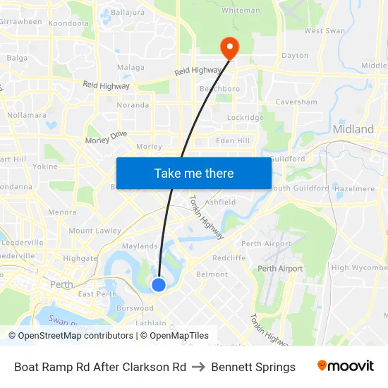Boat Ramp Rd After Clarkson Rd to Bennett Springs map