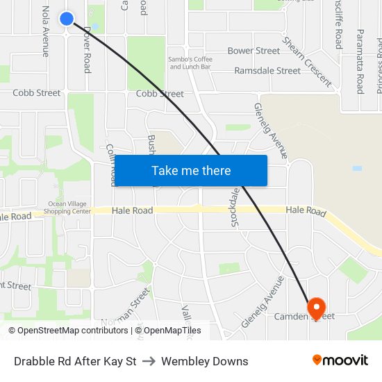 Drabble Rd After Kay St to Wembley Downs map