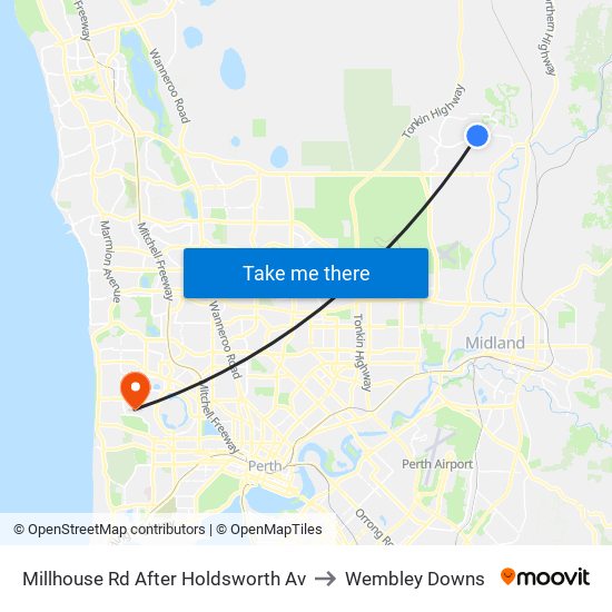 Millhouse Rd After Holdsworth Av to Wembley Downs map