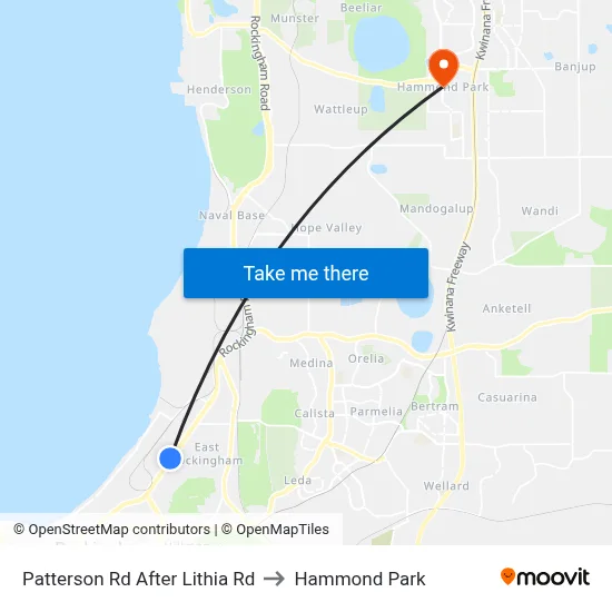 Patterson Rd After Lithia Rd to Hammond Park map