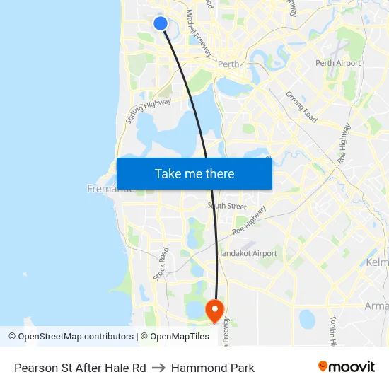 Pearson St After Hale Rd to Hammond Park map