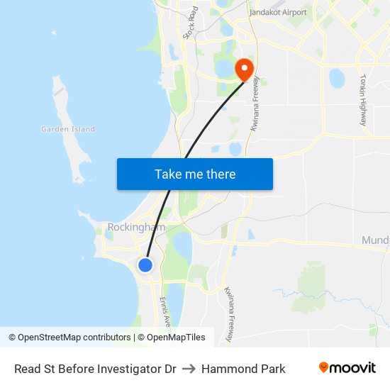 Read St Before Investigator Dr to Hammond Park map