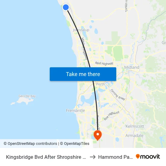 Kingsbridge Bvd After Shropshire Rd to Hammond Park map