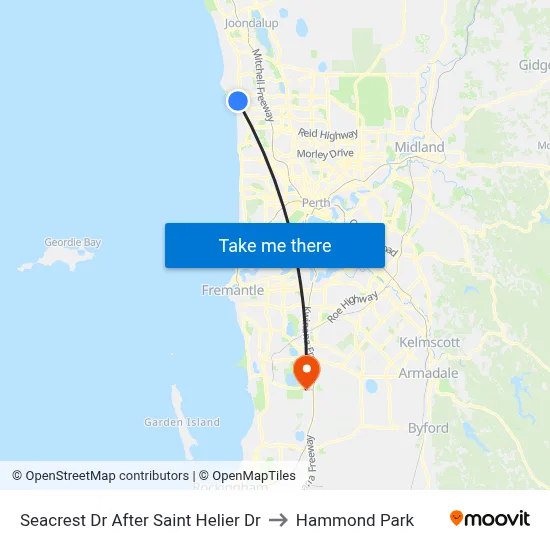 Seacrest Dr After Saint Helier Dr to Hammond Park map