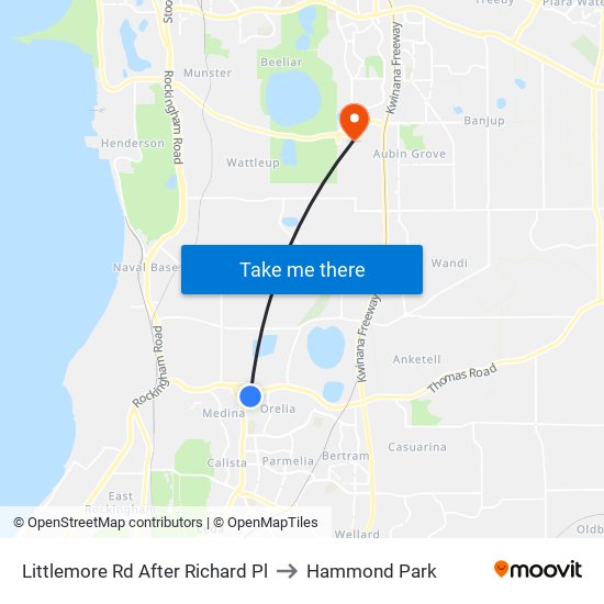 Littlemore Rd After Richard Pl to Hammond Park map