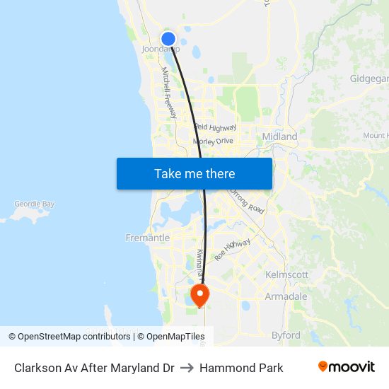 Clarkson Av  After Maryland Dr to Hammond Park map