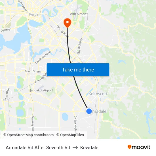 Armadale Rd After Seventh Rd to Kewdale map