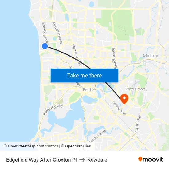 Edgefield Way After Croxton Pl to Kewdale map
