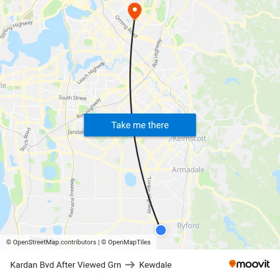 Kardan Bvd After Viewed Grn to Kewdale map