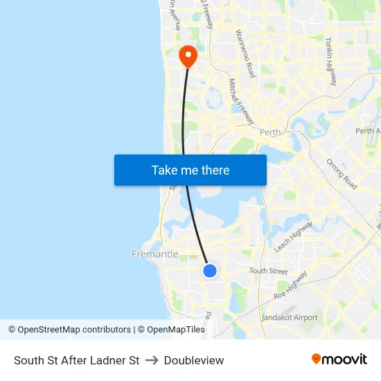 South St After Ladner St to Doubleview map