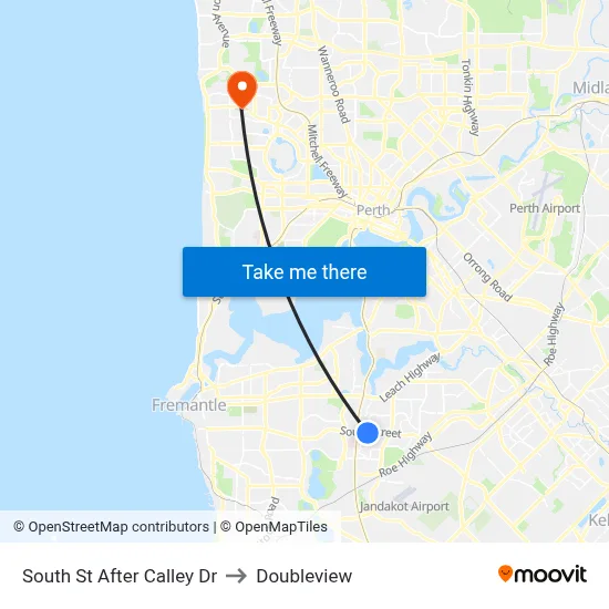 South St After Calley Dr to Doubleview map