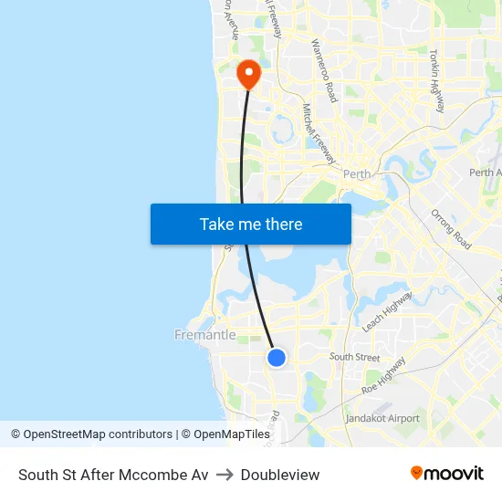 South St After Mccombe Av to Doubleview map