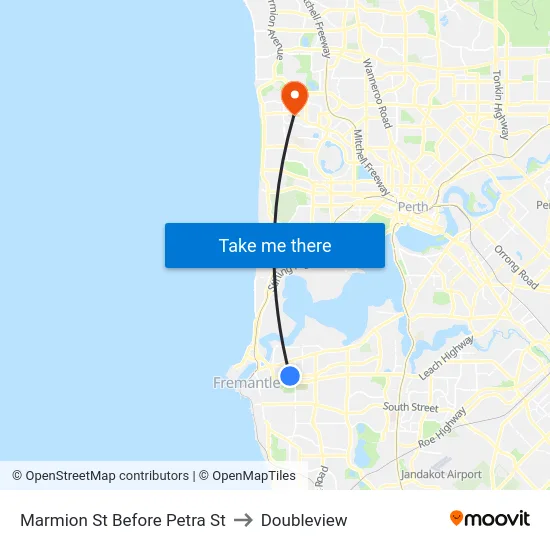 Marmion St Before Petra St to Doubleview map