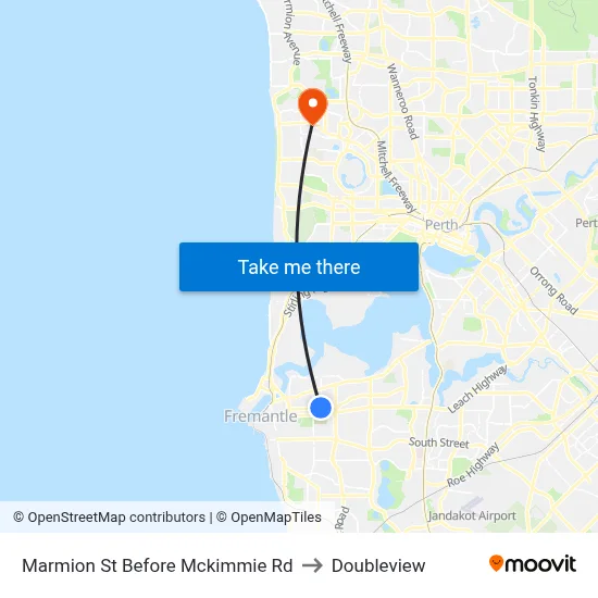 Marmion St Before Mckimmie Rd to Doubleview map