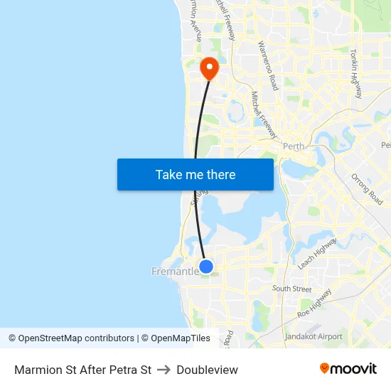 Marmion St After Petra St to Doubleview map