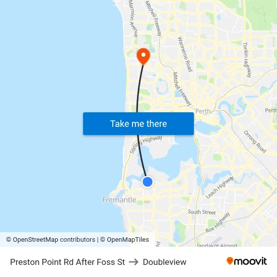 Preston Point Rd After Foss St to Doubleview map