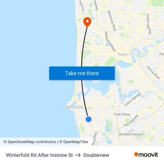 Winterfold Rd After Instone St to Doubleview map