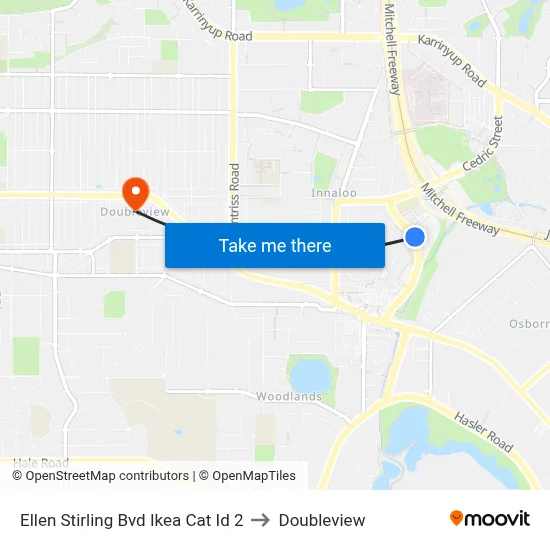 Ellen Stirling Bvd Ikea Cat Id 2 to Doubleview map