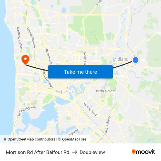 Morrison Rd After Balfour Rd to Doubleview map