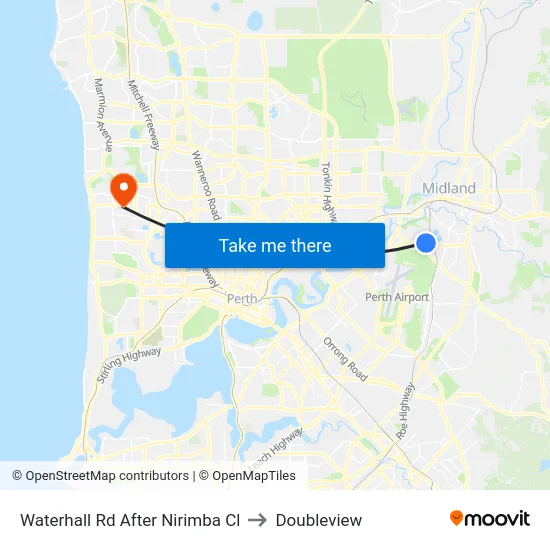 Waterhall Rd After Nirimba Cl to Doubleview map