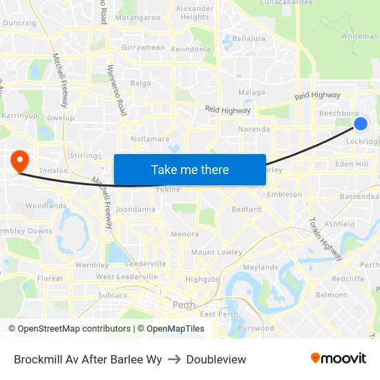 Brockmill Av After Barlee Wy to Doubleview map