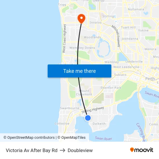 Victoria Av After Bay Rd to Doubleview map