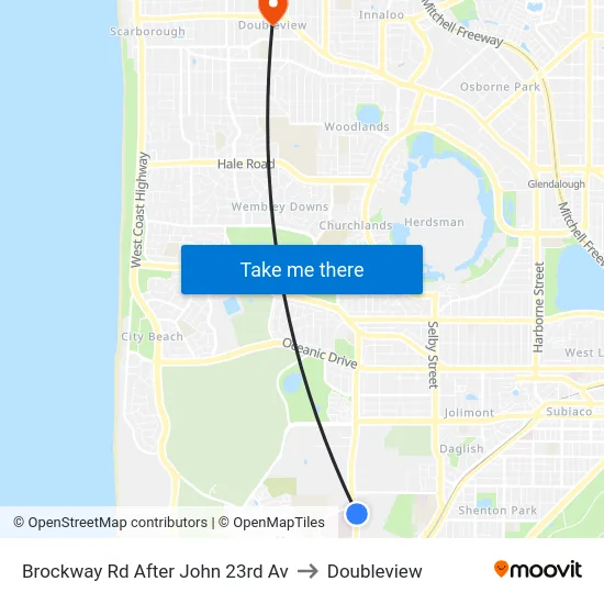 Brockway Rd After John 23rd Av to Doubleview map