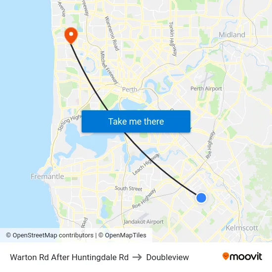 Warton Rd After Huntingdale Rd to Doubleview map
