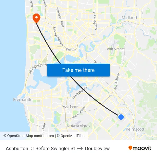 Ashburton Dr Before Swingler St to Doubleview map