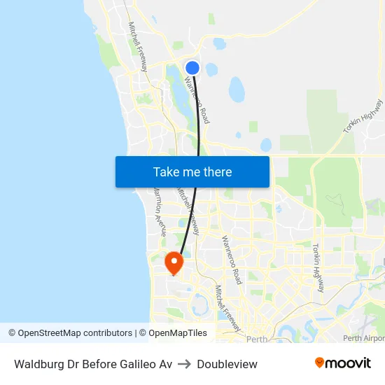 Waldburg Dr Before Galileo Av to Doubleview map