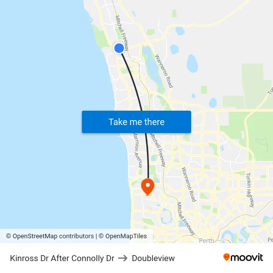 Kinross Dr After Connolly Dr to Doubleview map