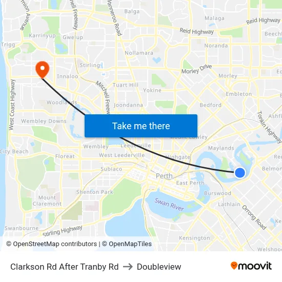 Clarkson Rd After Tranby Rd to Doubleview map
