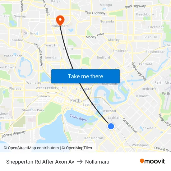 Shepperton Rd After Axon Av to Nollamara map