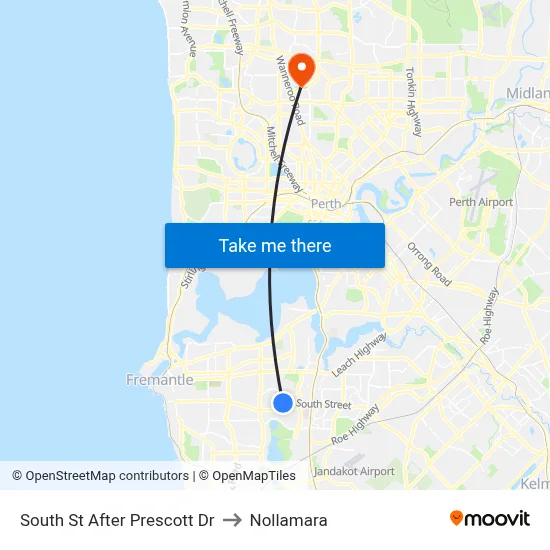 South St After Prescott Dr to Nollamara map
