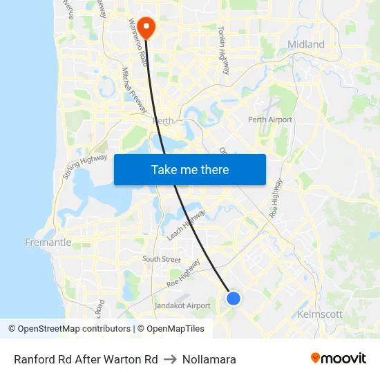 Ranford Rd After Warton Rd to Nollamara map
