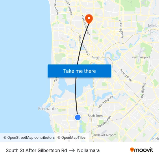 South St After Gilbertson Rd to Nollamara map