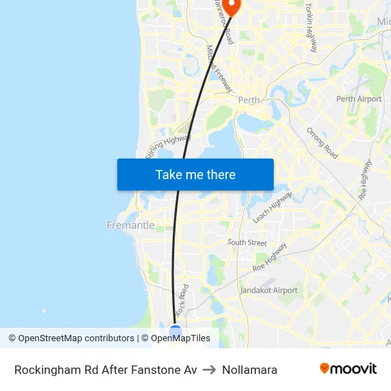 Rockingham Rd After Fanstone Av to Nollamara map