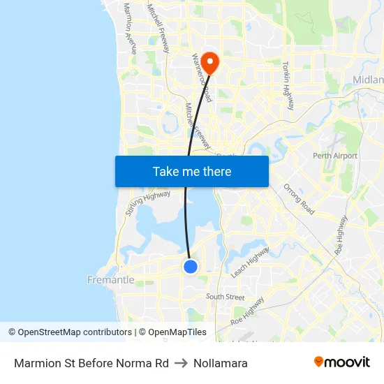 Marmion St Before Norma Rd to Nollamara map