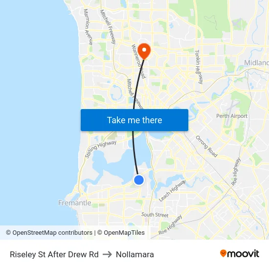 Riseley St After Drew Rd to Nollamara map