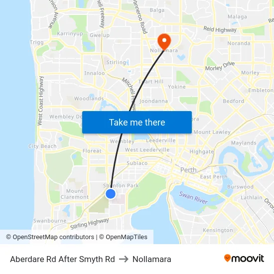 Aberdare Rd After Smyth Rd to Nollamara map