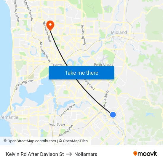 Kelvin Rd After Davison St to Nollamara map