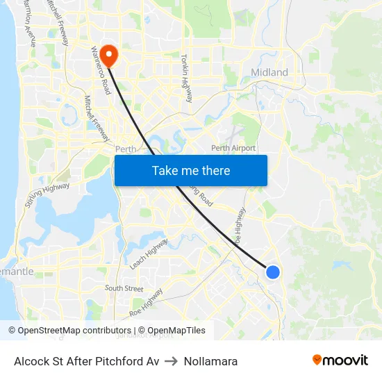 Alcock St After Pitchford Av to Nollamara map