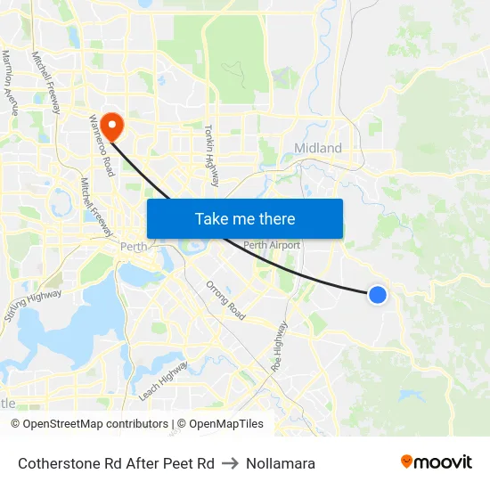 Cotherstone Rd After Peet Rd to Nollamara map
