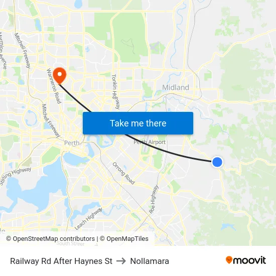 Railway Rd After Haynes St to Nollamara map