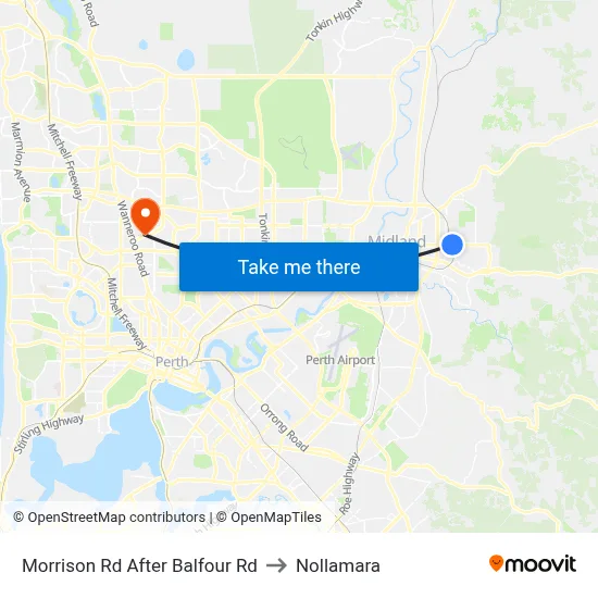 Morrison Rd After Balfour Rd to Nollamara map