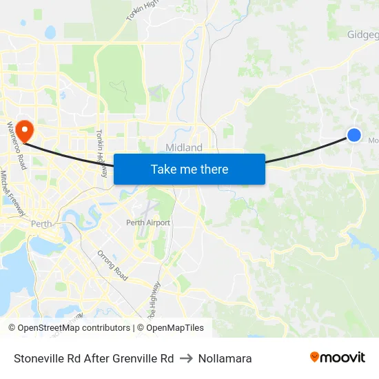 Stoneville Rd After Grenville Rd to Nollamara map