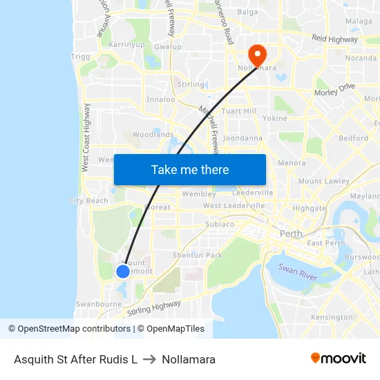 Asquith St After Rudis L to Nollamara map