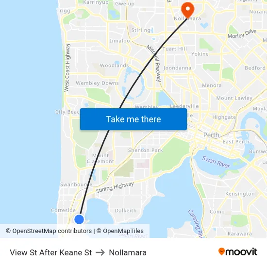 View St After Keane St to Nollamara map