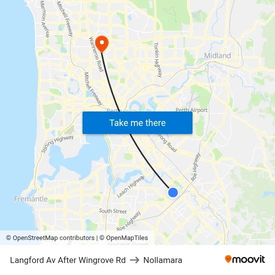 Langford Av After Wingrove Rd to Nollamara map